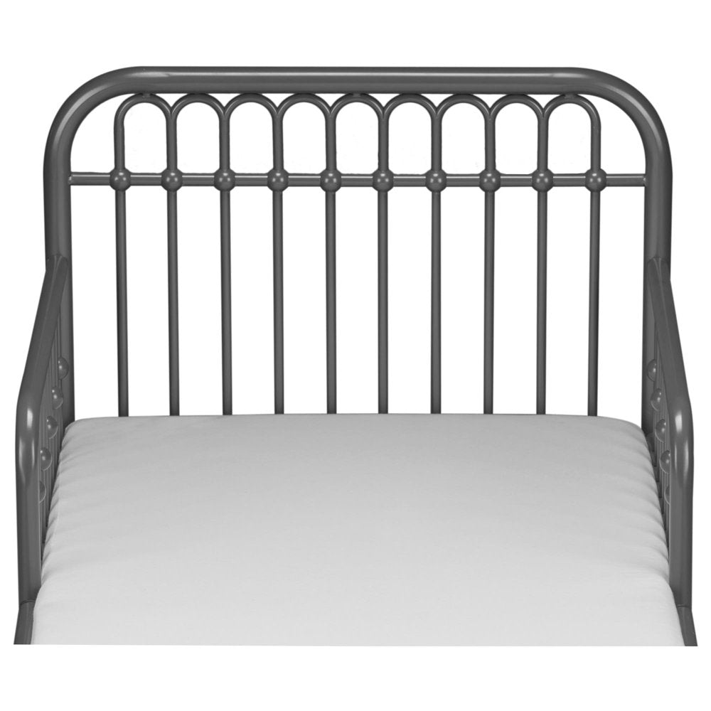 Monarch Hill Ivy Metal Toddler Bed, Graphite Gray