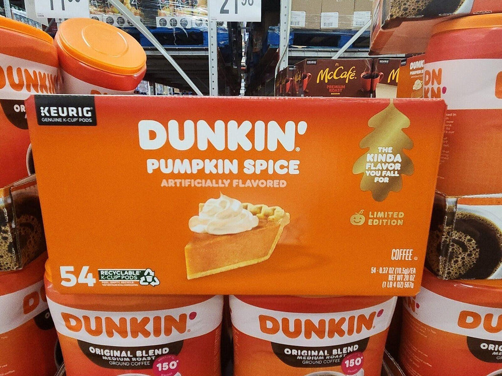 Medium Roast K Cup 54 Dunkin Pumpkin Spice