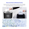 Dodocool 12-Sheet Paper Shredder, Crosscut Paper/Cd/Credit Card Shredders with Pullout Basket for Home Office Use, Black