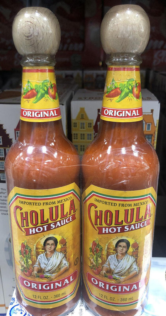 Cholula Mexican Hot Sauce Original Flavor 12 Fl Oz Bottles Pack 2