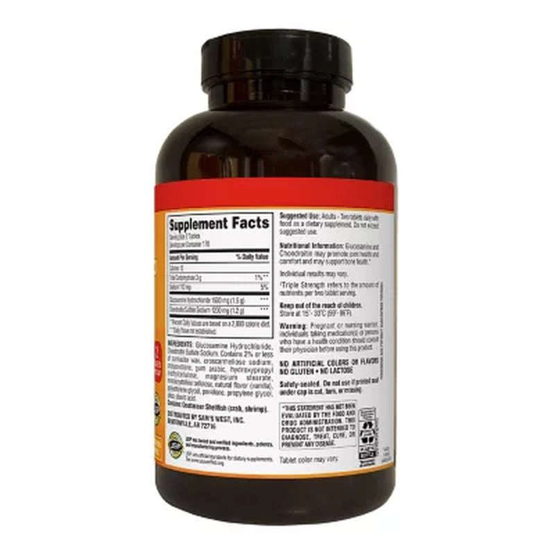 Member'S Mark Triple Strength Glucosamine Chondroitin (340 Ct.)