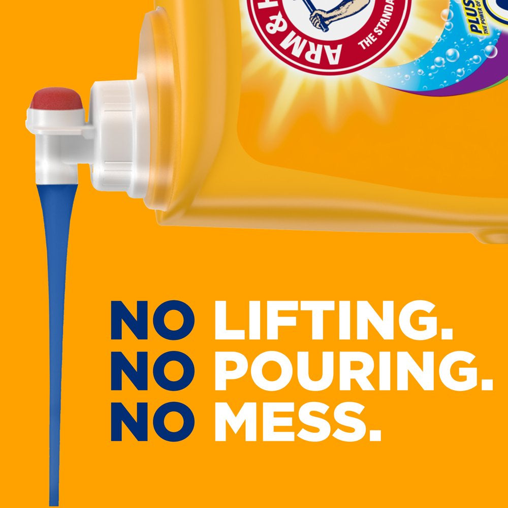 Arm & Hammer plus Oxiclean Odor Blaster Fresh Burst, 128 Loads Liquid Laundry Detergent, 166.5 Fl Oz