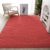 Lochas Fluffy Soft Shag Carpet Rug for Living Room Bedroom Big Area Rugs Floor Mat Nursery Carpets Home Decor,4'X6',Coral Red