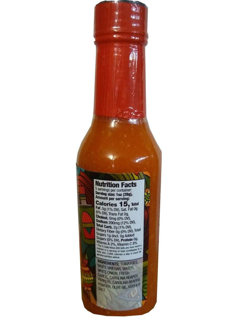 2 Packs Buc-Ee'S Carolina Reaper Fiery Hot Sauce 5 Oz Glass Bottle