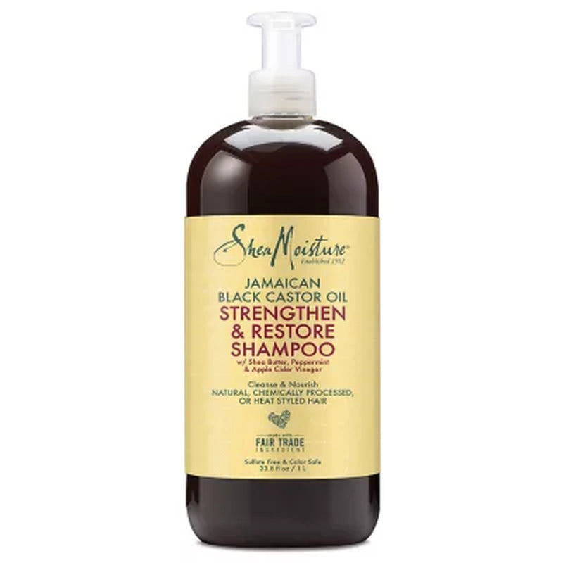 Shea Moisture Jamaican Black Castor Oil Strengthen & Restore Shampoo (33.8 Fl. Oz.)