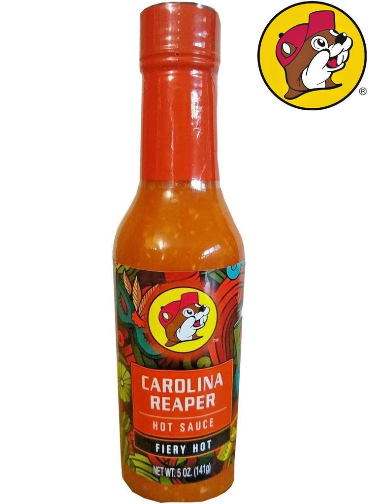 Buc-Ee'S Carolina Reaper Fiery Hot Sauce 5 Oz Glass Bottle