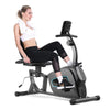 Maxkare Exercise Bike Indoor Recumbent Exercise Bike Stationary with Adjustable Seat and Resistance Pulse Seat Height Adjustment