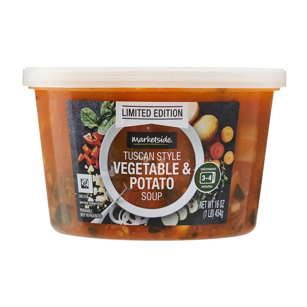 Marketside Tuscan Style Vegetable & Potato Soup, 16 Oz