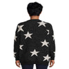 Dreamers by Debut Women'S Open Front Print Cardigan Sweater, Midweight