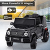 TOKTOO 24V 4WD Licensed Mercedes-Benz G63, Battery Powered Ride on Car W/ Remote, LED Light, Music Player-Black