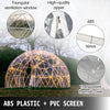 VEVOR Garden Dome 9.5Ft - Geodesic Dome with PVC Cover - Bubble Tent with Door and Windows for Sunbubble, Backyard, Outdoor Winter, Party