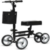 Elenker Steerable Knee Walker Deluxe Medical Scooter for Foot Injuries Compact Crutches Alternative Black