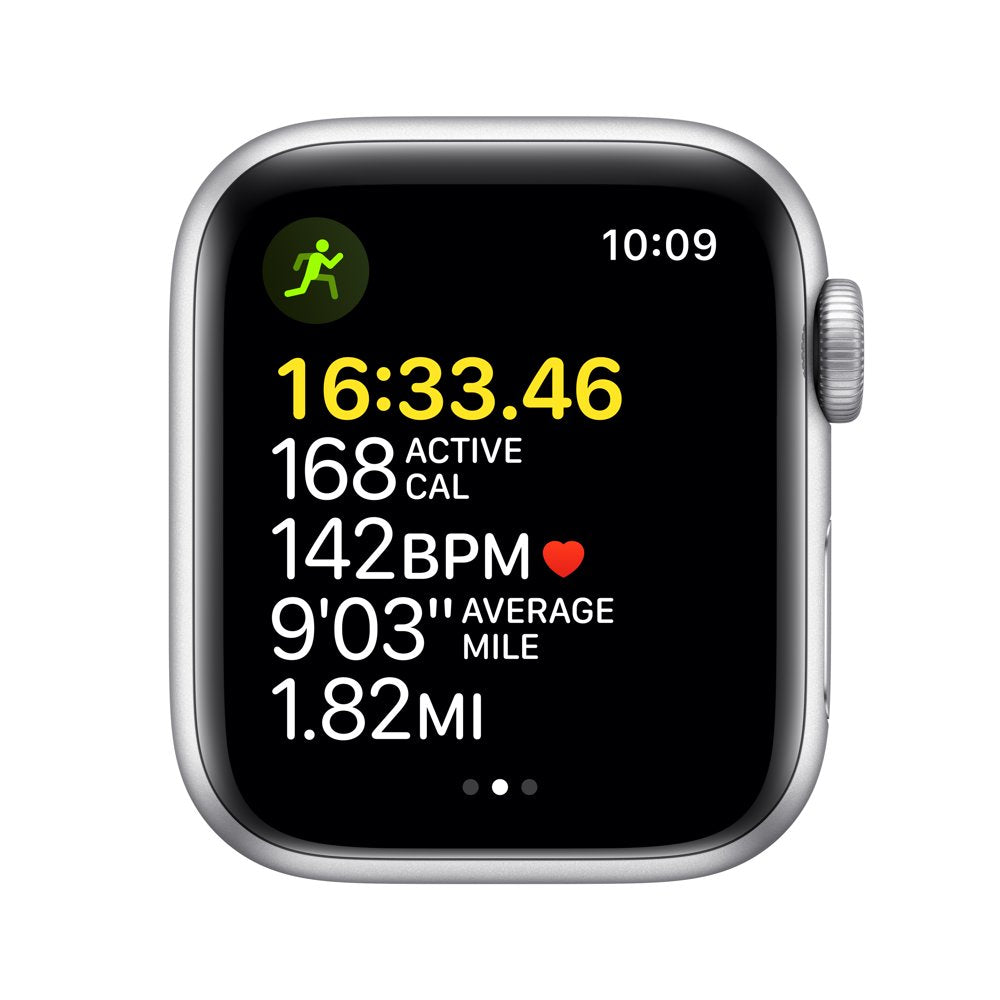 Apple Watch SE (1St Gen) GPS, 40Mm Silver Aluminum Case with Abyss Blue Sport Band - Regular