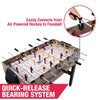 MD Sports 48" Combo Air Powered Hockey, Foosball, and Billiard Game Table