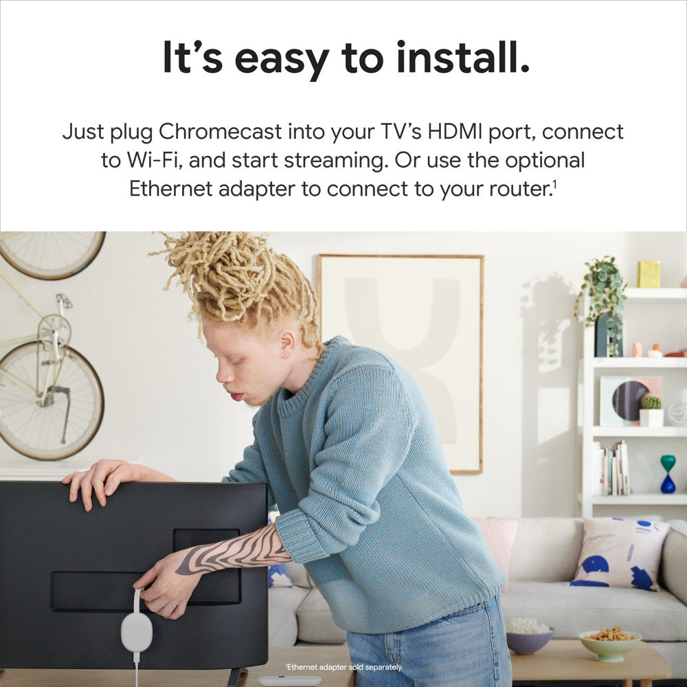 Chromecast with Google TV (HD) - Streaming Device