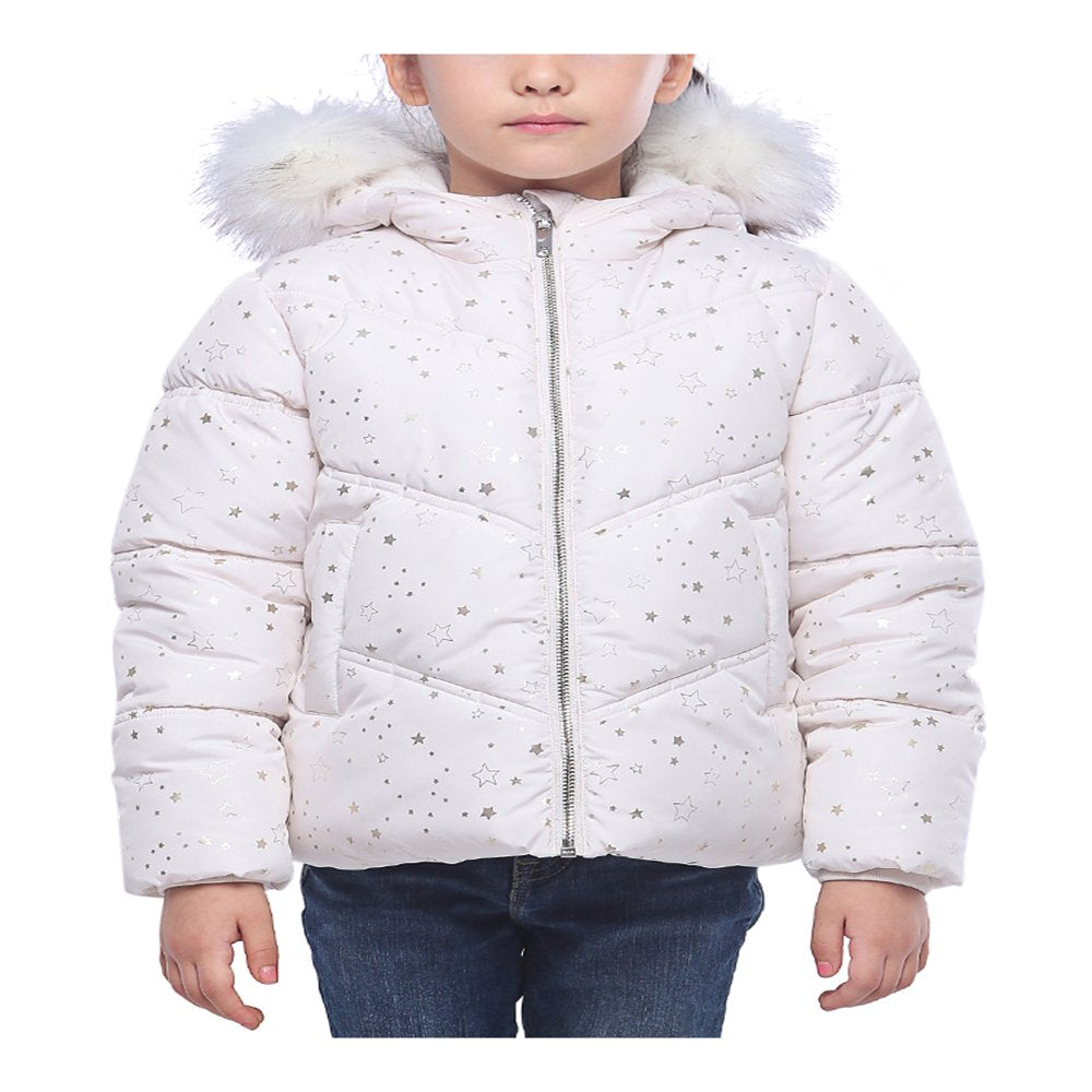 Rokka&Rolla Girls' Heavy Winter Puffer Jacket Bubble Coat, Sizes 4-16