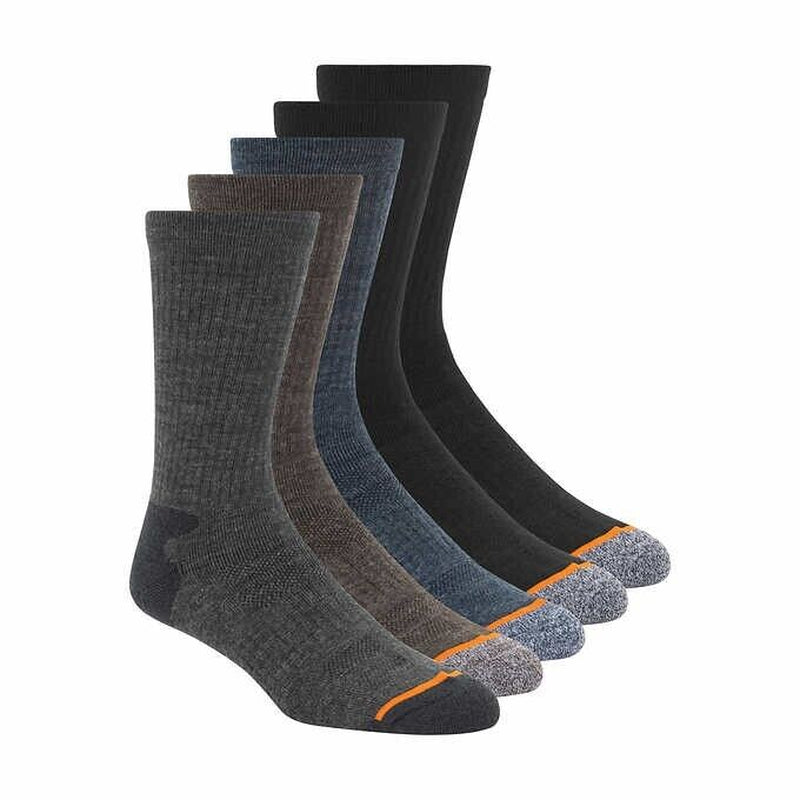 Weatherproof Men'S Outdoor Crew Sock, 5-Pair