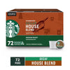 Starbucks Decaf Medium Roast K-Cup Coffee Pods, House Blend (72 Ct.)