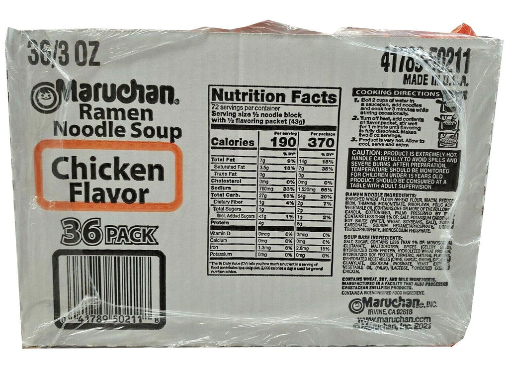 🔥 Maruchan Ramen Chicken Flavor 36 Pack 🔥