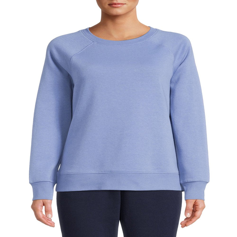 Athletic Works Women'S Fleece Crewneck Sweatshirt, Sizes XS-XXXL