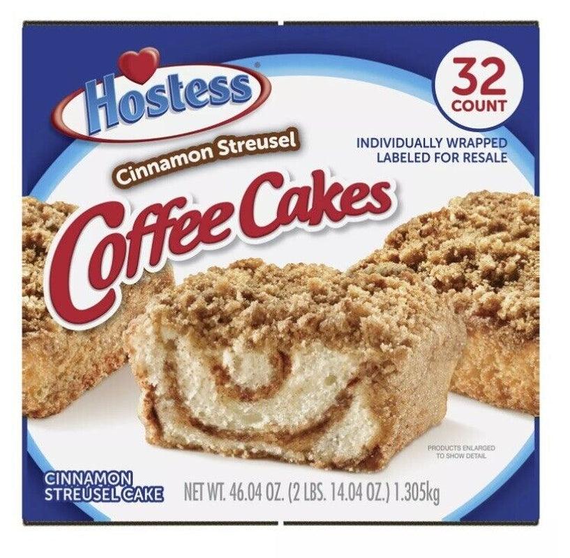 🔥 Hostess Cinnamon Streusel Coffee Cake 32 CT 46.04 Oz 🔥