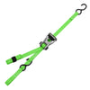 Smartstraps Ratchet X Tie Down, 1In X 12Ft, 1500Lb, Green, 9093, 2 Pack