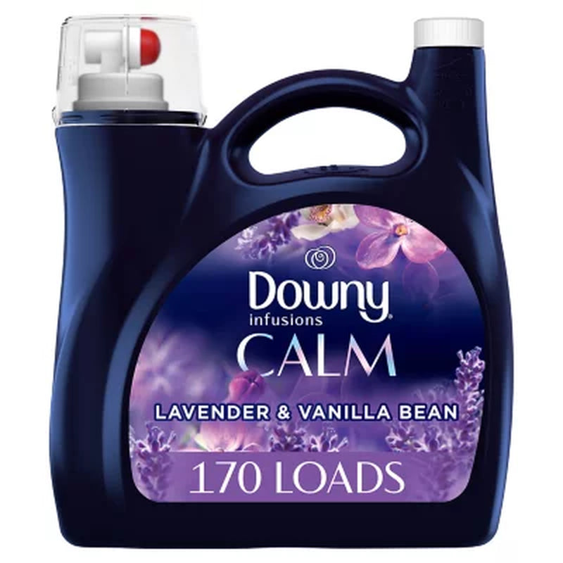 Downy Ultra Infusions Liquid Fabric Conditioner, Calm (170 Loads, 115 Fl. Oz.)