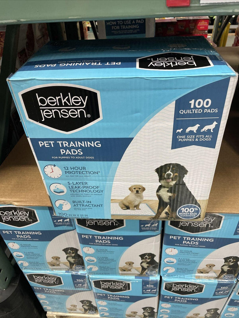 Berkley Jensen Training Pet Dog Pads 100 Ct