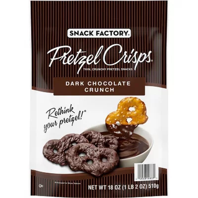 Snack Factory Pretzel Crisps, Dark Chocolate Crunch (18 Oz.)