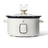 Beautiful 6 Quart Programmable Slow Cooker, White Icing by Drew Barrymore