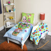 Cocomelon 5Pc Toddler Bedding Set & Blanket, Toddler Bed, Blue, Polyester