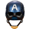 Captain America Mask 1:1 Wearable Helmet Original Film Size Collectible Action Figures for Adult and Kids, Navy Blue