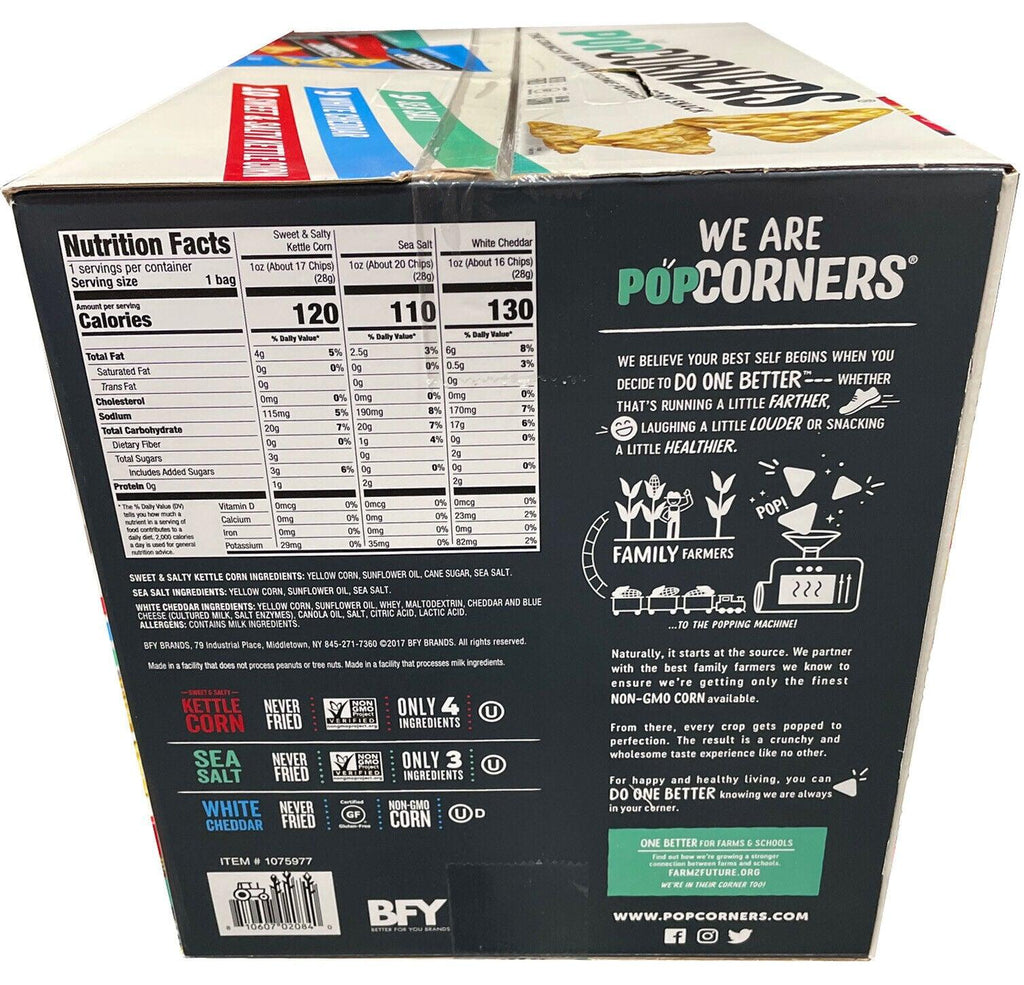 🔥 Pop Corners Variety Pack 28 Ct 🔥 Popcorners