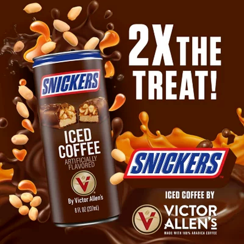 Snickers Iced Coffee Latte (8 Fl. Oz., 12 Pk.) - Free Shipping