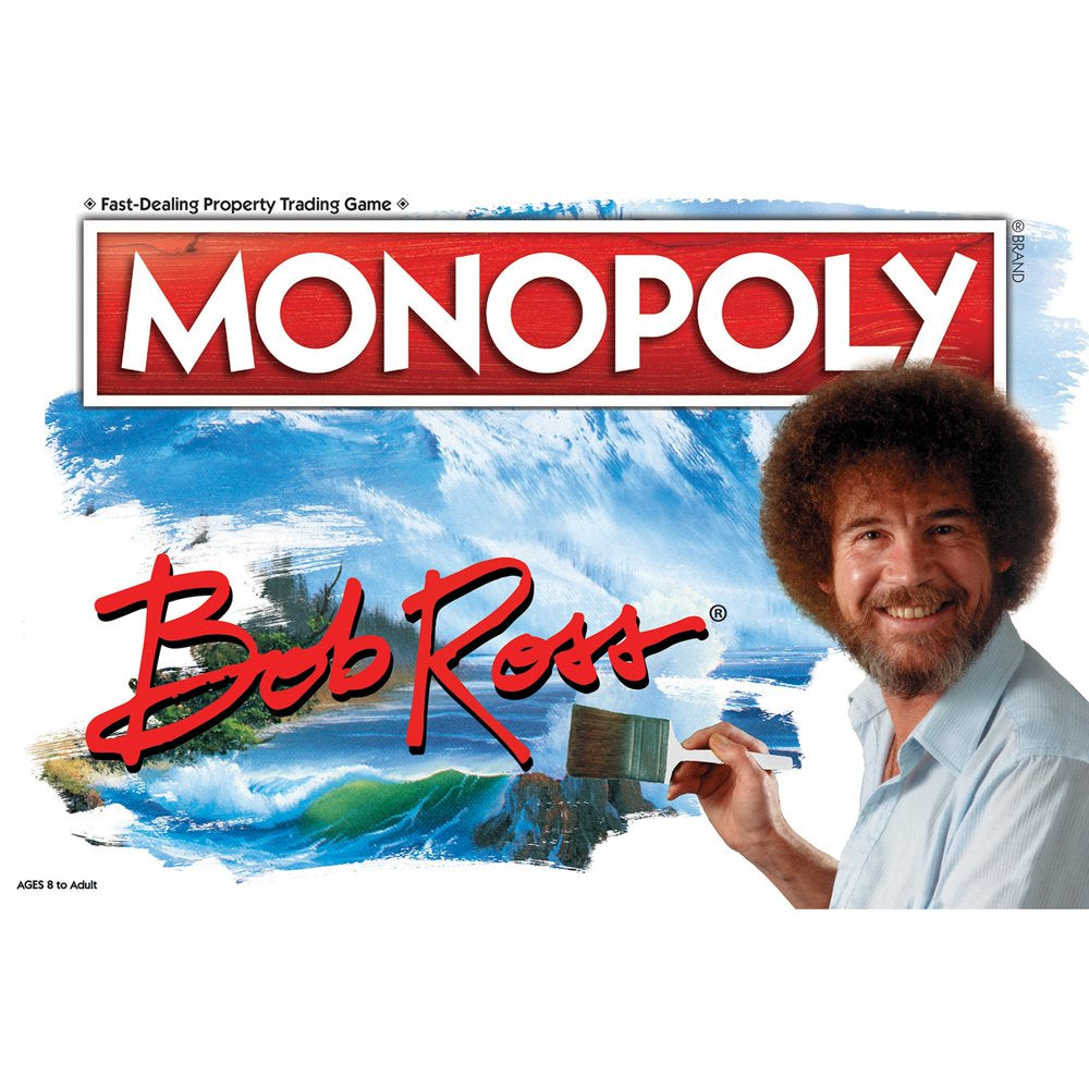 Monopoly Bob Ross Edition Board Game