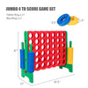 Costway Jumbo 4-To-Score 4 in a Row Giant Game Set for Family Green