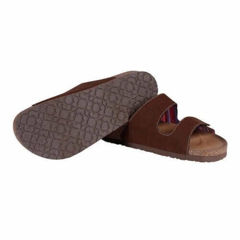 Skechers Ladies' Two Strap Sandals - BROWN - 11 - FAST SHIPPING