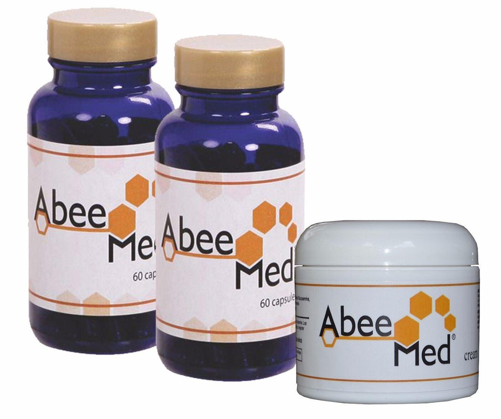 KIT Abeemed 2 Mes De Tratamiento (2 Frascos Y 1 Crema) Abee Med