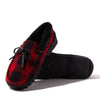 EZ Feet by Dearfoams Genuine Suede and Shearling Wool Moccasin