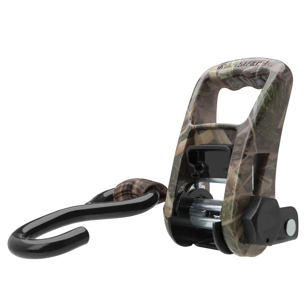 Smartstraps Ratchet X Tie Down, 1.25In X 14Ft, 3000Lb, Camo, 9092, 2 Pack