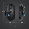 Logitech G502 LIGHTSPEED Wireless Gaming Mouse, HERO 25K Sensor, 25,600 DPI, RGB, Adjustable Weights, 11 Programmable Buttons, Long Battery Life, On-Board Memory, PC / Mac