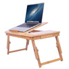 Zimtown Nature Bamboo Folding Laptop Computer Notebook Table Bed Desk Tray Stand