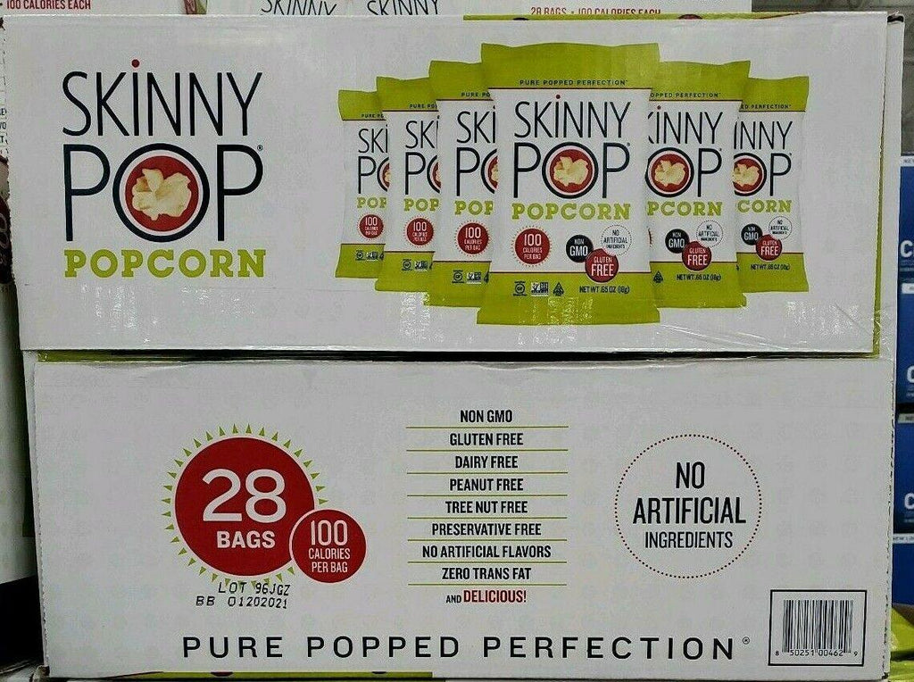 Skinnypop Popcorn Snack Bags, .65 Oz. (28 Ct.)