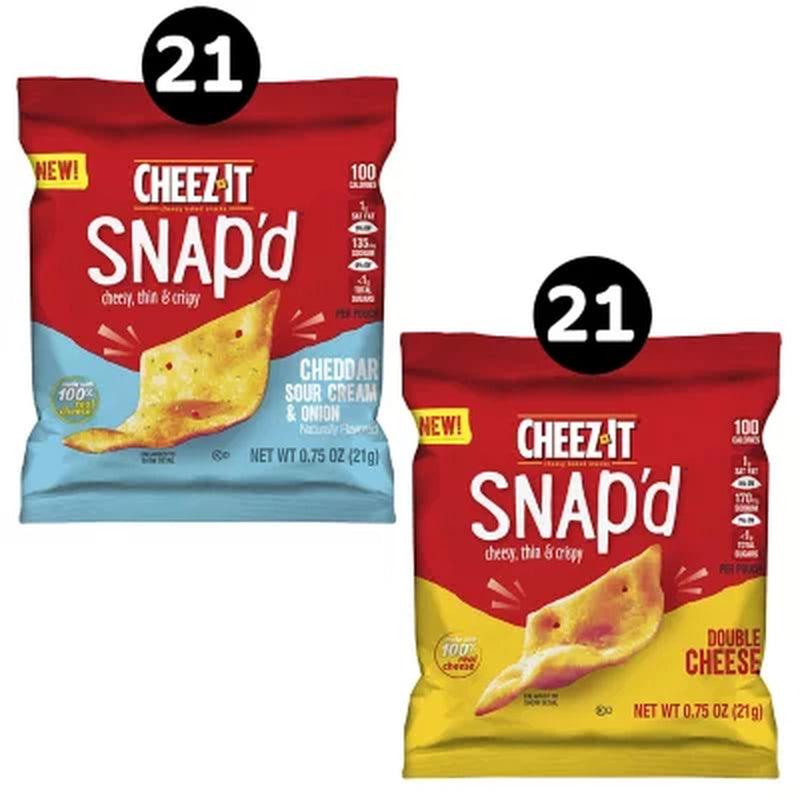 Cheez-It Snap'D, Variety Pack (0.75 Oz., 42 Pk.)