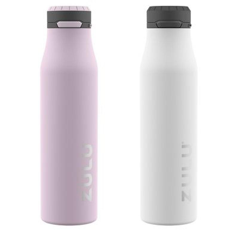 ZULU Stainless Insulated Water Bottle - 2 Pack, Assorted Colors