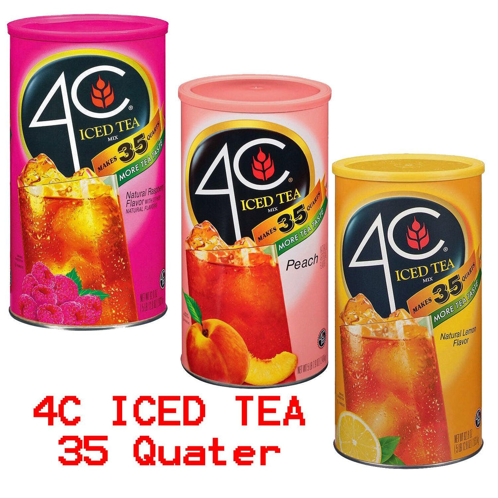 4C ICED TEA MIX Lemon Raspberry Peach