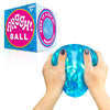 Power Your Fun Blue Squishy Glitter Fidget Stress Balls - Sensory Travel Toys