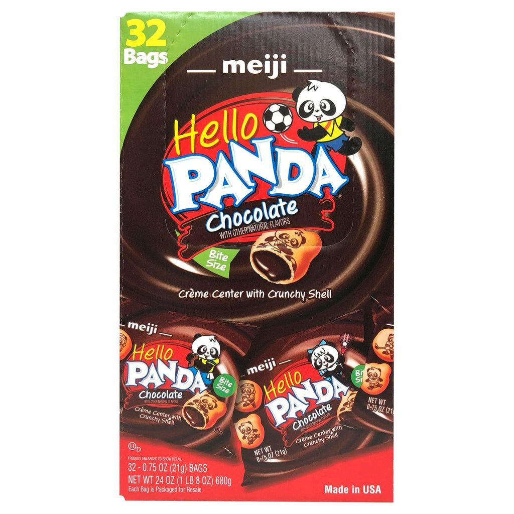 Hello Panda Chocolate Creme Filled Cookies, 0.75 Oz, 32-Count