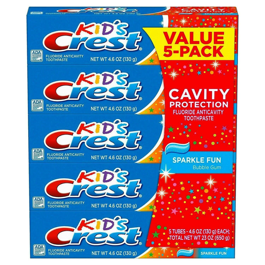 🔥 Crest Kid'S Toothpaste, Sparkle Fun 4.6 Oz., 5 Pk.🔥