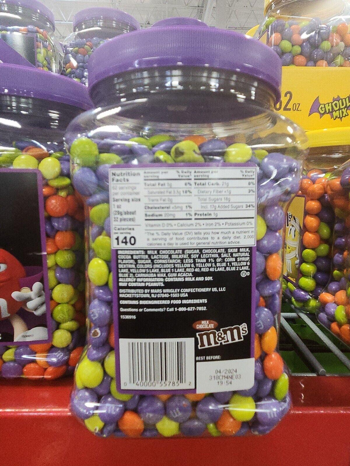 M&M's Halloween Ghouls Mix Chocolate Jar